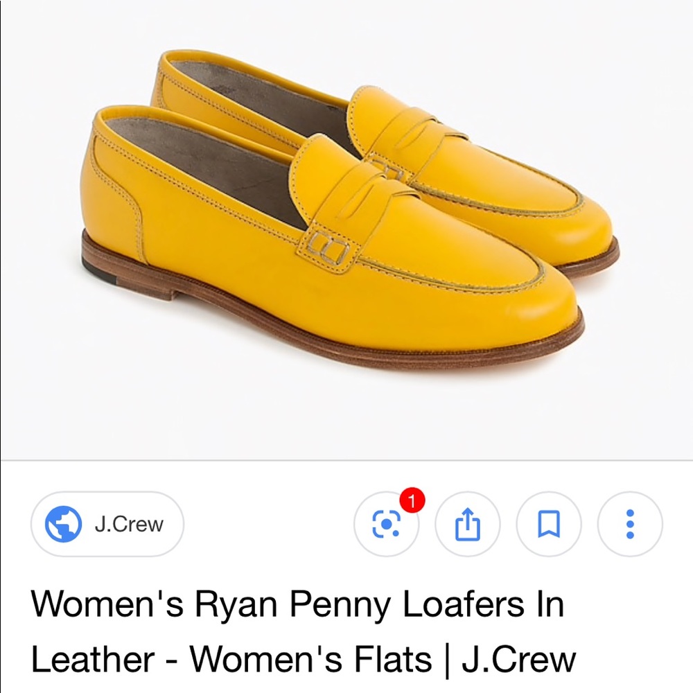 Jcrew Ryan penny loafer in leather